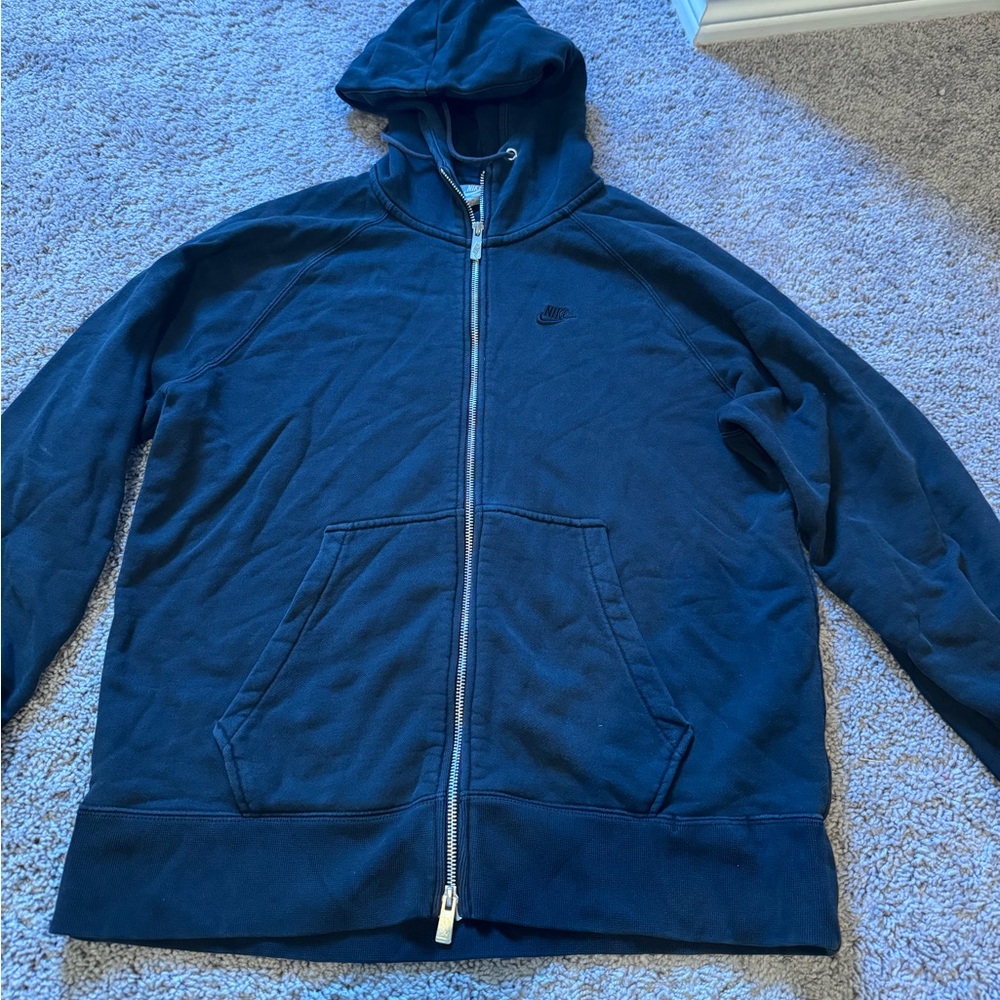 Nike sportswear French Terry hoodie sz M black